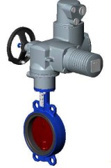 ДИСКОВЫЙ ПОВОРОТНЫЙ ЗАТВОР <span>TECFLY</span> <span>T</span>ecofi <span>VPI 4448-UX4</span> <span>(Ф</span>ранция) МЕЖФЛАНЦЕВЫЙ <span>Р</span>у16 С ЭЛЕКТРОПРИВОДОМ <span>AUMA</span>