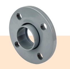 800047 Фланец накидной с фланц. адаптером, <span>PVC-U,</span> раструб