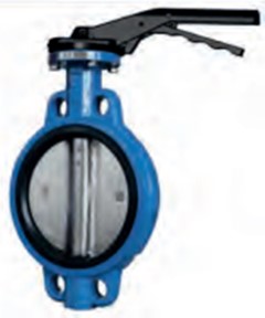 ДИСКОВЫЙ ПОВОРОТНЫЙ ЗАТВОР <span>T</span>ecofi <span>VP 4458-02 (Ф</span>ранция) С РУЧКОЙ <span>Р</span>у25