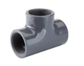 <span>TIP Т</span>ройник 90° переходной, <span>PVC-U,</span> раструб / внутр. Резьба <span>R</span>p