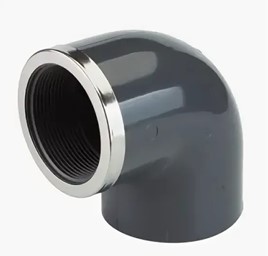 <span>GGP. К</span>олено 90° переходное, <span>PVC-U,</span> раструб / внутр.резьба <span>R</span>p