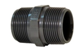 721911 Ниппель резьбовой, <span>PVC-U,</span> нар. Резьба <span>R</span>