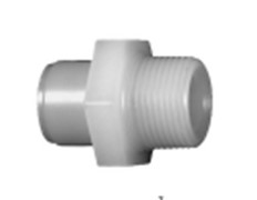 735914 Ниппель переходной <span>PVDF</span>, патрубок / нар.резьба <span>NPT</span>