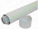Удлинительная труба телескопическая 60/100мм, 0,5-0,8 м <span>рр АРТ 303906 V</span>aillant 
