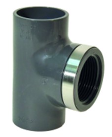 721200 Тройник 90° переходной, <span>PVC-U,</span> раструб / внутр. резьба <span>R</span>p