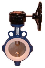 ДИСКОВЫЙ ПОВОРОТНЫЙ ЗАТВОР СЕРИЯ <span>“ТЕКФЛОН”</span> <span>T</span>ecofi <span>VP4449-08PTFE (Ф</span>ранция) С РУЧКОЙ