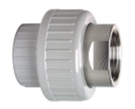 723540 Муфта разъемная переходная, <span>PVC-C</span> /нерж сталь, раструб /внутр. Резьба <span>R</span>p
