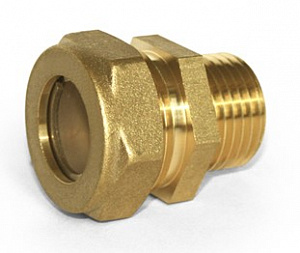 МУФТА ЛАТУННАЯ ПЕРЕХОДНАЯ <span>(М) 20X1/2 EF</span>