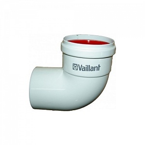 Отвод <span>V</span>aillant с уплотнением из силикона 90° и 45°