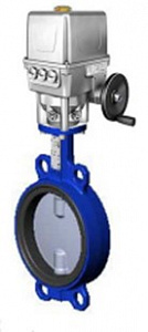 ДИСКОВЫЙ ПОВОРОТНЫЙ ЗАТВОР <span>TECFLY</span> <span>T</span>ecofi <span>VPI 4449-UX4 (Ф</span>ранция) МЕЖФЛАНЦЕВЫЙ <span>Р</span>у16 С ЭЛЕКТРОПРИВОДОМ <span>AUMA</span>