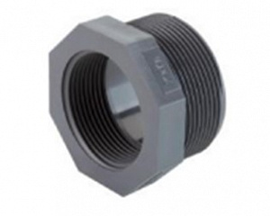 <span>RCF В</span>тулка резьбовая редукционная, <span>PVC-U,</span> нар. Резьба <span>R</span> / внутр.резьба <span>R</span>p